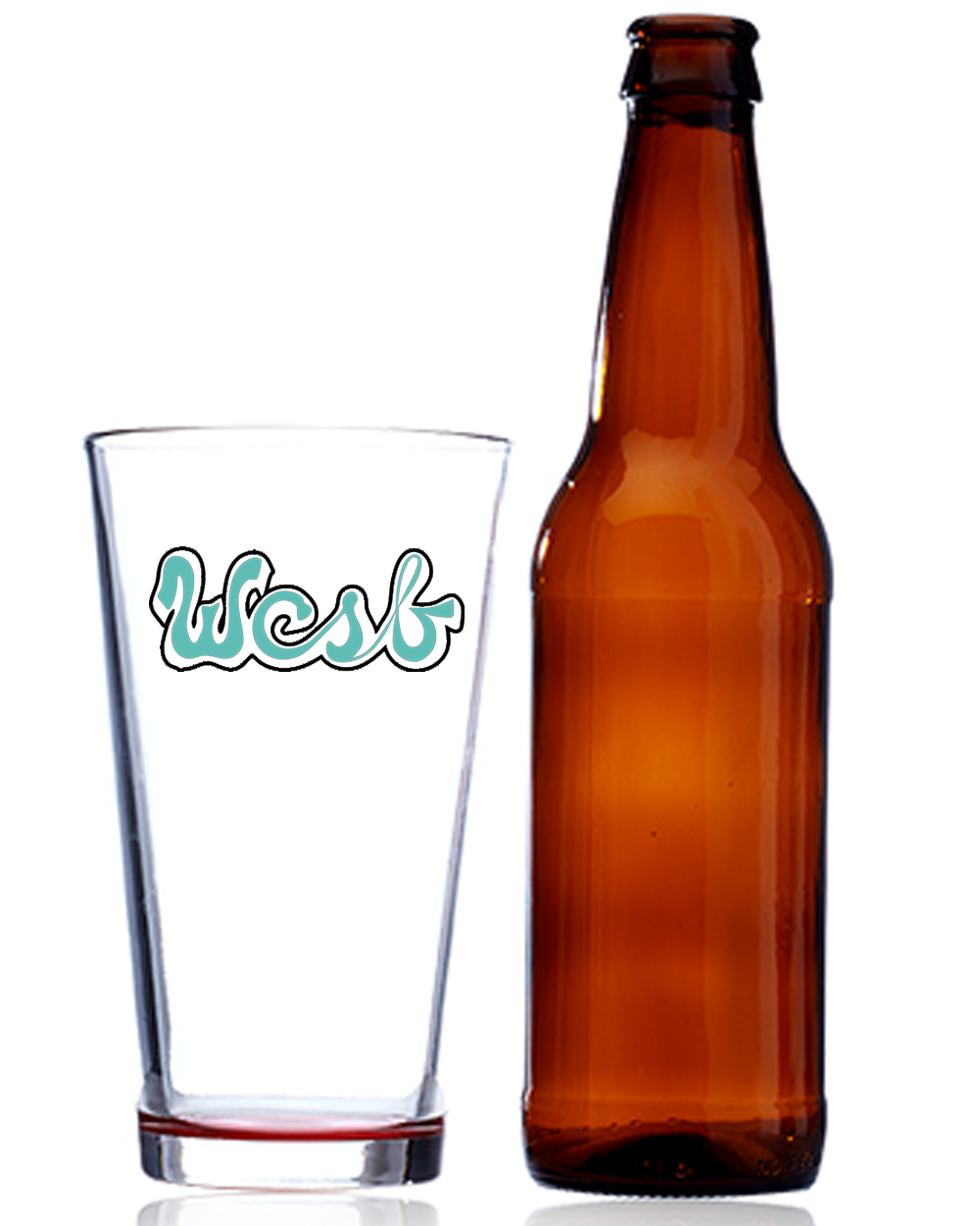 WCSB "Scribble" Pint Glass