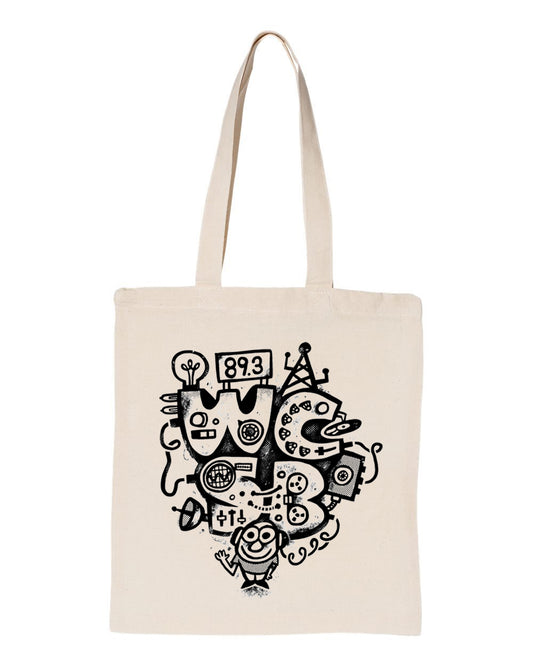 "Retro Radio" Canvas Tote Bag