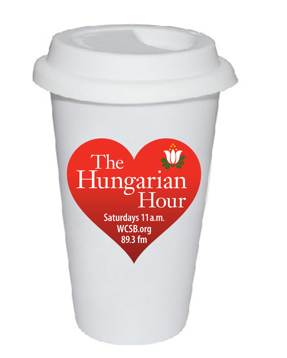 Hungarian Hour Ceramic Travel Tumbler